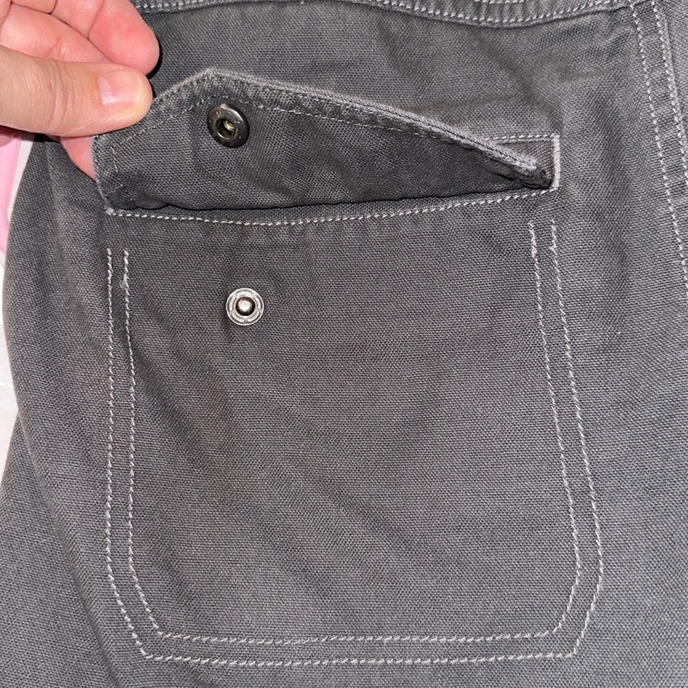 patagonia 6 Gray Mini Pencil Skirt 💯 Organic Cotton Plain Inner Details - Picture 15 of 15